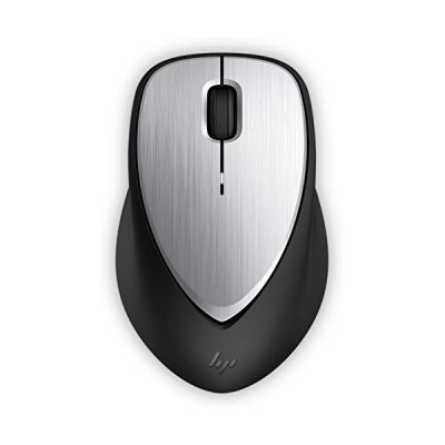 image HP ENVY 500 - Souris Rechargeable Sans Fil Noir/Argent (USB, 1600 DPI, Technologie HP Link-5, Ambidextre)