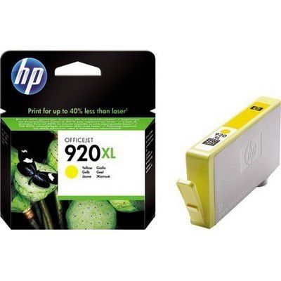 image HP 920XL Cartouche d'Encre Jaune Grande Capacité Authentique (CD974AE)