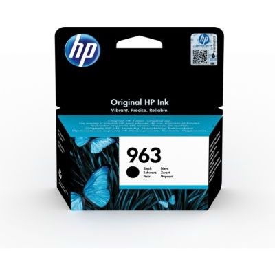 image HP 963 3JA26AE, Cartouche d'encre noire authentique, pour imprimantes Tout-en-un HP OfficeJet Pro 9010 / 9020