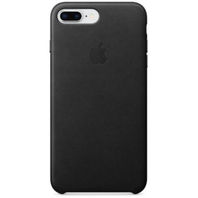 image Apple Coque en Cuir (pour iPhone 8 Plus / iPhone 7 Plus) - Noir