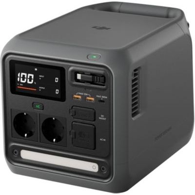 image Station électrique Portable DJI Power 1000 Mini, Batterie LFP de 1 008 Wh, Format Compact, Sortie maximale de 1 000 W, Recharge de 0 à 80% en 58 Min, générateur électrique pour Maisons et Camping