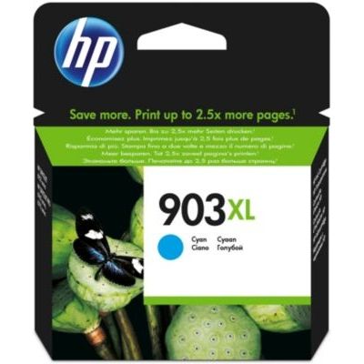 image HP 903XL Cartouche d'Encre Cyan Grande Capacité Authentique (T6M03AE) pour HP OfficeJet 6950, HP OfficeJet Pro 6960 / 6970