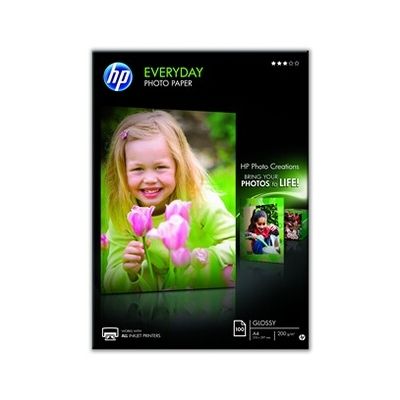 image HP CR757A Papier photo 100 feuilles 200 g 10 x 15 cm Brillant & CR676A Papier photo premium plus 13 x 18 Brillant