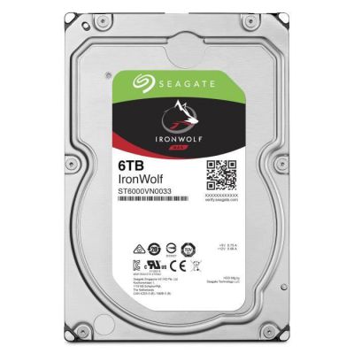 image SEAGATE Disque dur interne IronWolf 6 To Sata III Cache 256 Mo 7200 RPM - ST6000VN0033