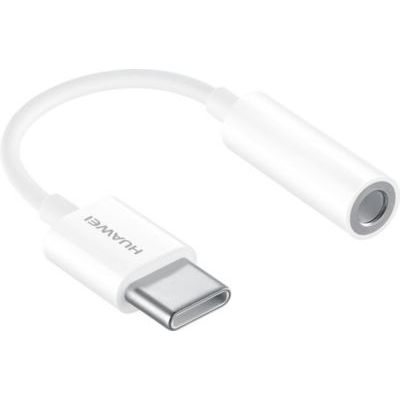 image Huawei USB-C vers Adaptateur Prise Jack 3,5 mm, Cm20, Blanc