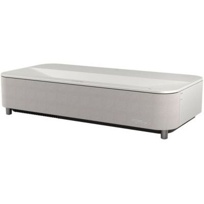 image Epson Lifestudio Grand Plus EH-LS970W | Projecteur Laser Ultra Courte Focale | Home Cinéma 4K | 4 000 Lumens | Amélioration d’image par IA | Son BOSE | GoogleTV | Écran 150”max | Garantie5 Ans | Blanc