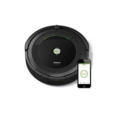 iRobot Roomba 696 Robot Aspirateur Noir pour tapis et sol dur 93 mm, 335 mm, 3,56 kg
