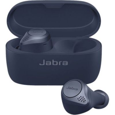 image Jabra Elite Active 75t - Écouteurs sport sans fil avec réduction active du bruit et autonomie élevée de la batterie pour appels et musique – Marine