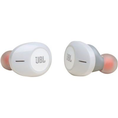 image JBL Tune 120TWS – Ecouteurs Pure Bass sans fil – Appels stéréo mains libres grâce au bluetooth – Autonomie pendant 16 hrs avec l'étui de recharge – Blancs