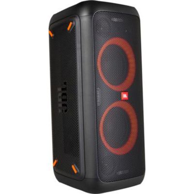 image JBL PartyBox 300 – Enceinte Bluetooth portable de soirée avec effets lumineux – Prise USB & entrée jack pour guitare ou micro – Autonomie 18hrs – Noir