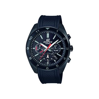 Casio Hommes Analogique Quartz Japonais Montre avec Bracelet en Caoutchouc EFV-590PB-1AVUEF