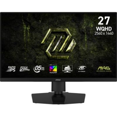 image Ecran PC Gamer MSI MAG 272QPF E20 27\" WQHD 200Hz Rapid IPS HDR10