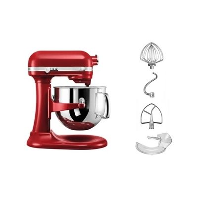 image KitchenAid Robot patissier Artisan, 500 W, 6,9 litres, Rouge Empire (5KSM7580XEER) 