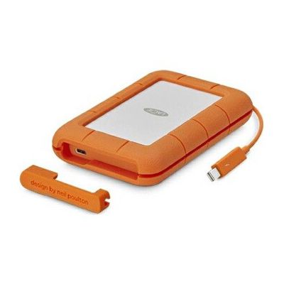 image LaCie Rugged Thunderbolt USB-C 2To, disque dur externe mobile - STFS2000800 (1x Thunderbolt, 1X USB-C)