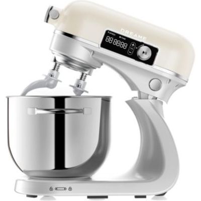 DREAME BioKnead Robot Patissier, professionnel Petrin, Double crochet breveté et moteur CC silencieux de 800 W pour bol 6 L, Écran numérique intelligent, 12 Vitesses Et Accessoires Variés image DREAME BioKnead Robot Patissier, professionnel Petrin, Double crochet breveté et moteur CC silencieux de 800 W pour bol 6 L, Écran numérique intelligent, 12 Vitesses Et Accessoires Variés