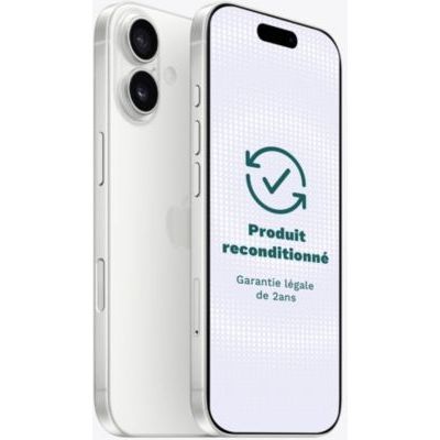 image Smartphone APPLE iPhone 17 Blanc 256Go Batterie Neuve