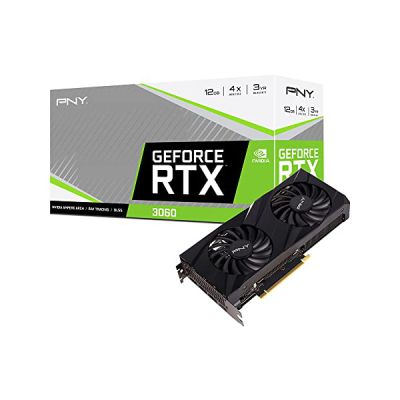 image PNY Carte Graphique GeForce RTX 3060 12GB VERTO Dual Fan Graphics Card