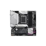 image produit GIGABYTE B760M AORUS Elite AX Carte Mère - Compatible avec Les processeurs Intel Core 14e génération, VRM numérique 12*+1+1 Phases, jusqu'à 7800MHz DDR5 (OC), 2X PCIe 4.0 M.2, Wi-FI 6E, 2.5GbE LAN - livrable en France