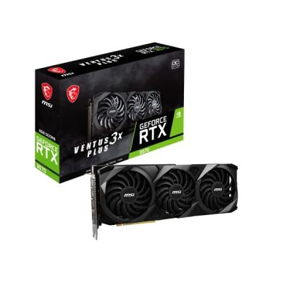 image MSI RTX 3070 Ventus 3X 8G OC LHR Carte Graphique NVIDIA GeForce RTX 3070 8 Go GDDR6 Gris