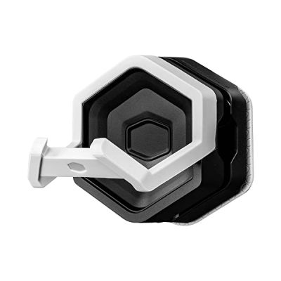 image Cooler Master GEM Support pour Périphériques Gaming (Casque, Contôleur, Clavier, etc.) - Crochet Multi-Usage avec Fixation Magnétique pour Surfaces Métalliques ou non (jusqu'à 4mm d'épaisseur) - Noir