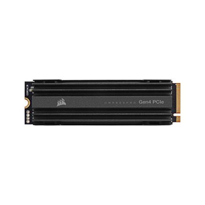image Corsair MP600 Pro Gen4 PCIe x4 NVMe M.2 SSD – TLC NAND Haute densité – Dissipateur Thermique en Aluminium – M.2 2280 Form-Factor Noir
