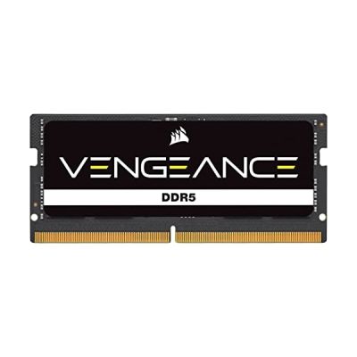 image CORSAIR VENGEANCE SODIMM DDR5 RAM 8Go (1x8Go) 4800MHz CL40 Intel XMP Compatible iCUE Mémoire d'Ordinateur - Noir (CMSX8GX5M1A4800C40)