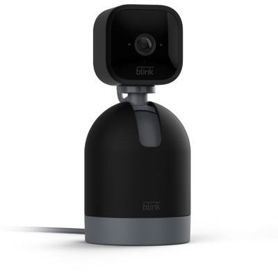 image Blink Mini Pan-Tilt Camera | Caméra de surveillance connectée d'intérieur rotative sur secteur | Audio bidirectionnel, vidéo HD, détection de mouvements, Alexa intégré | Blanc
