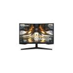 image produit Samsung Ecran PC Odyssey G55A 32'' 165Hz, 1ms, Dalle VA Incurvé 1000R, Résolution WQHD 2560x1440, 2500:1, 300cd/㎡, AMD FreeSync Premium, Pied Ajustable, HDMI, DisplayPort