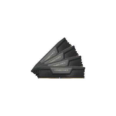 image CORSAIR VENGEANCE DDR5 RAM 64Go (4x16Go) 6400MHz CL32 Intel XMP Compatible iCUE Mémoire d'Ordinateur - Noir (CMK64GX5M4B6400C32)