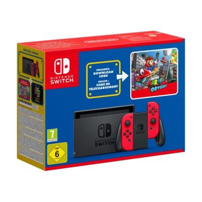 Nintendo Switch + Super Mario Odyssey (pack MARIO DAY)