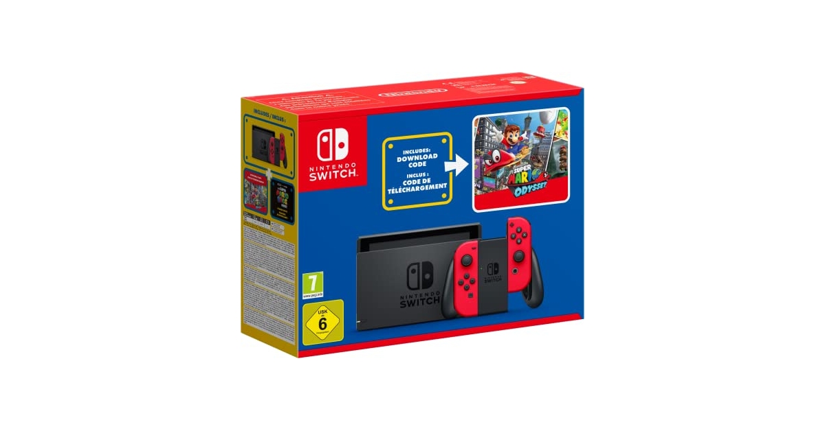 Packing Switching Nintendo Switch + Super Mario Odyssey (pack… : prix et offres | KultureGeek