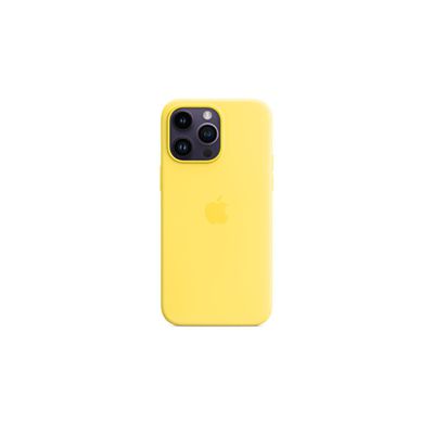 image Apple Coque en Silicone avec MagSafe pour iPhone 14 Pro Max - Jaune canari ​​​​​​​