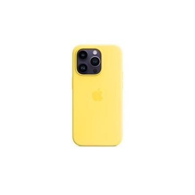 image Apple Coque en Silicone avec MagSafe pour iPhone 14 Pro - Jaune canari ​​​​​​​