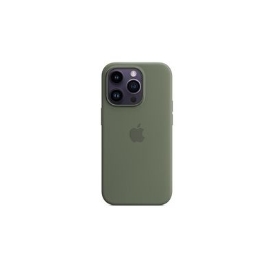 image Apple Coque en Silicone avec MagSafe pour iPhone 14 Pro - Olive ​​​​​​​