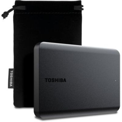 image Disque dur SSD externe TOSHIBA 2To canvio basics + housse