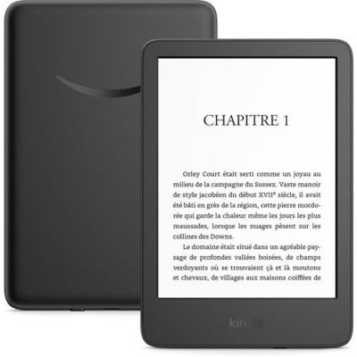 image Kindle (modèle 2022) | Le Kindle le plus léger et compact à ce jour | Écran haute résolution 6" 300 ppp et deux fois plus de stockage | Avec publicités | Noir