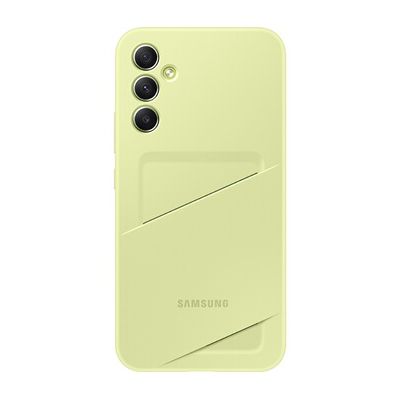 image Coque et étui téléphone mobile Samsung Coque avec porte-carte Galaxy A34 5G Vert Clair