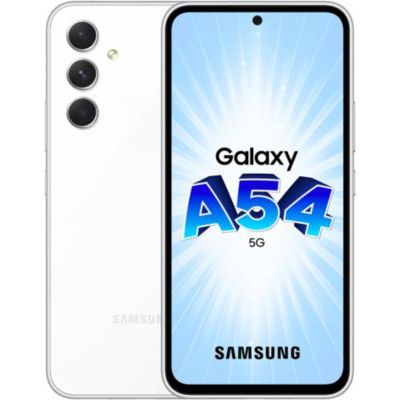 image Samsung Galaxy A54 5G 16,3 cm (6.4") Double SIM Android 13 USB Type-C 8 Go 256 Go 5000 mAh Blanc