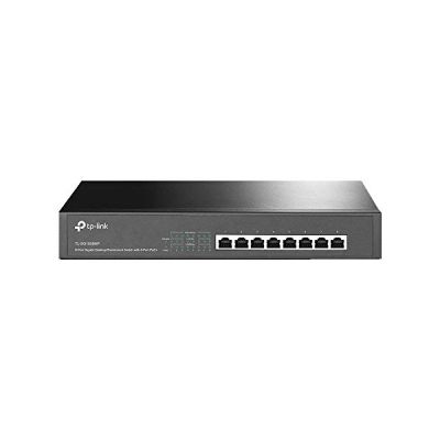 image TP-Link Switch PoE (TL-SG1008MP V2) 8 ports Gigabit, 8 ports PoE+, 153W pour tous les ports PoE, Boitier Métal, Installation faciles, idéal pour créer un réseau de surveillance polyvalent et fiable