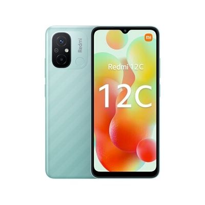 image Xiaomi REDMI 12C 3/64GO Vert, Ecran de 6.71'', Smartphone Débloqué, Batterie mAh 5000, Mémoire ROM 64 GO,RAM 3 GO, Android 12, Processeur MediaTek Helio G85 Octocore Jusqu’à 2,0GHz