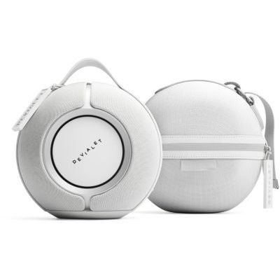 image Enceinte portable DEVIALET Mania White Mist + Cocoon OFFERT
