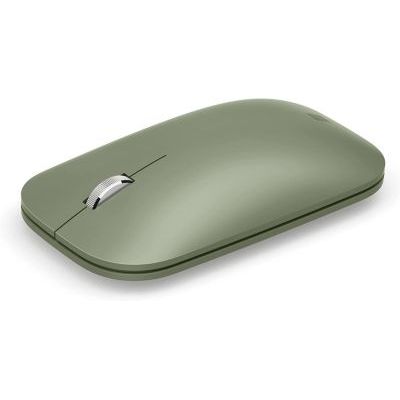 image Microsoft - Modern Mobile Mouse - Souris Bluetooth pour PC, Ordinateurs Portables, tablettes Compatible Windows, macOS, Chrome OS - Vert Forêt