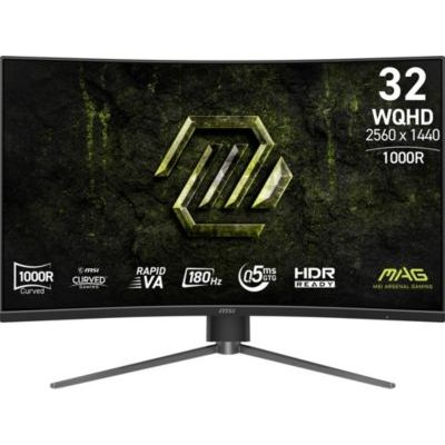 image Ecran PC Gamer MSI MAG 325CQPF E18 32\" Incurvé WQHD 180Hz Fast VA