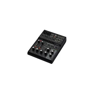 image Yamaha AG06MK2 Table de mixage en direct 6 canaux avec interface audio USB - Pour Windows, Mac, iOS et Android - Noir