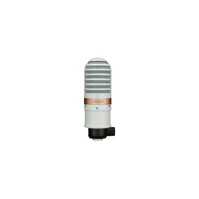 image YAMAHA YCM01 Microphone à condensateur de qualité Studio, Streaming Audio Haute résolution, Enregistrement et Lecture, Connexion XLR, Blanc