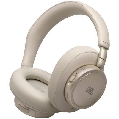 image JBL Live 780NC Casque Circum-Auriculaire sans Fil à Réduction de Bruit Adaptative, Son Spatial, Commande Vocale et JBL Pure Bass, Champagne