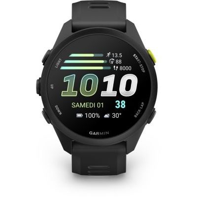 image Garmin Forerunner 70 - Montres connectées GPS de Running faciles à Utiliser - Noir - Boîtier 43 mm