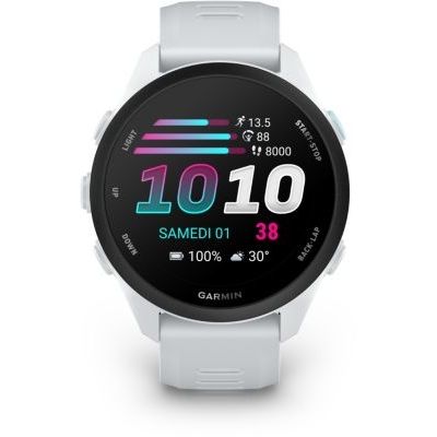 image Garmin Forerunner 70 - Montres connectées GPS de Running faciles à Utiliser - Blanc - Boîtier 43 mm
