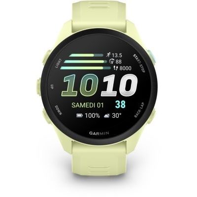 image Garmin Forerunner 70 - Montres connectées GPS de Running faciles à Utiliser - Citron - Boîtier 43 mm