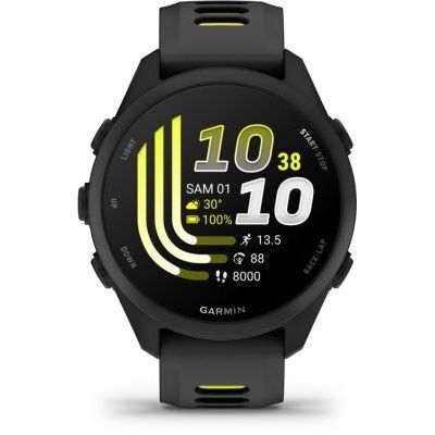 image Garmin Forerunner 170 - Montres connectées GPS de Running faciles à Utiliser - Noir - Boîtier 43 mm
